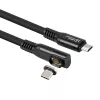 Microconnect MC-LS-USB4CC0.5-A USB kabelis 0.5 m USB C Melns