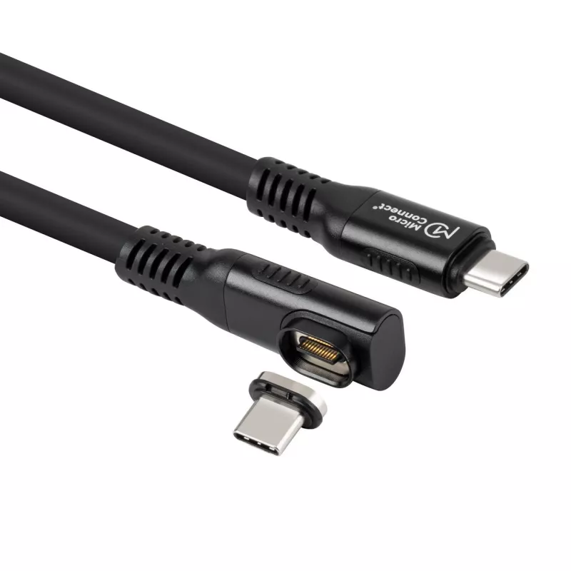 Microconnect MC-LS-USB4CC0.5-A USB kabelis 0.5 m USB C Melns