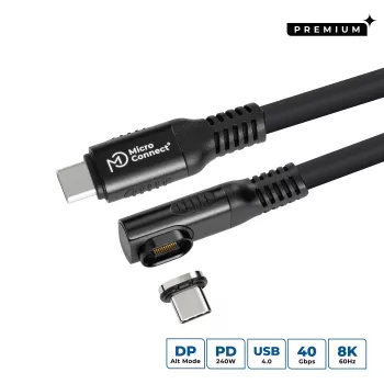 Microconnect MC-LS-USB4CC2.0-A USB kabelis 2 m Melns