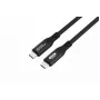 MicroConnect USB4CC05-240W-80GBPS Premium USB4 Gen 4 USB-C vads, 0,5 m, 80 Gbps, 240 W