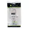 Techly 1m High Speed HDMI kabelis ar Ethernet A/A M/M Balts ICOC HDMI-4-010WH