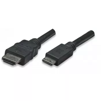 Techly ICOC-HDMI-B-015 HDMI kabelis 1.8 m HDMI Type A (Standarta) – HDMI Type C (Mini) Melns