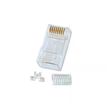 Lindy RJ-45 vīriešu savienotājs, neekranēts, 8 kontaktu, CAT6, 10 gab. iepakojums