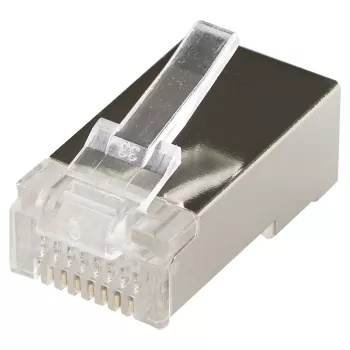 MicroConnect CON5FTP modulārais RJ45 savienotājs Cat5e FTP, 100 gab.