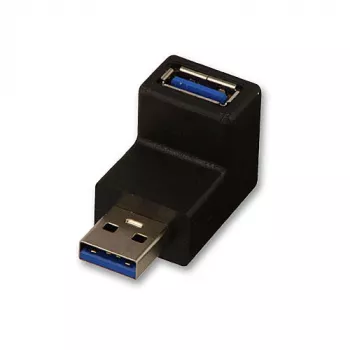 USB 3.2 Type A uz A 90° Adapteris Lindy 71261
