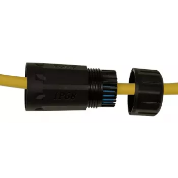 Dzimuma mainītājs LOGON NETWORKING TWPGLAND84 RJ-45 Melns