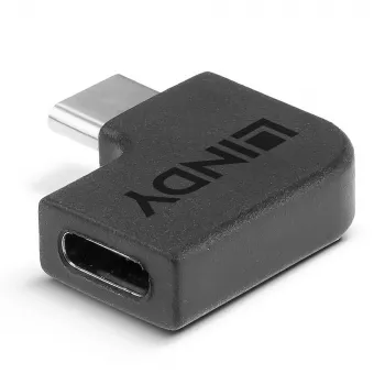 USB 3.2 Type C uz C 90° Adapteris Lindy 41894
