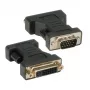 Techly IADAP DVI-9100 DVI uz VGA adapteris, melns