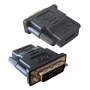 Dzimuma pārveidotājs DVI-D Melns Techly IADAP-DVI-HDMI-F