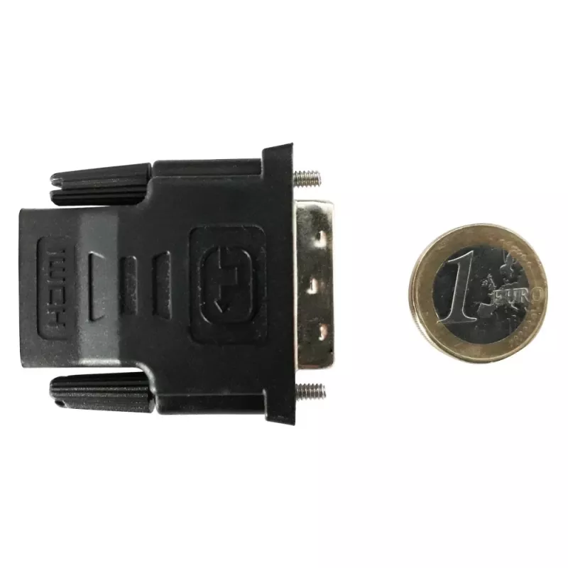 Dzimuma pārveidotājs DVI-D Melns Techly IADAP-DVI-HDMI-F