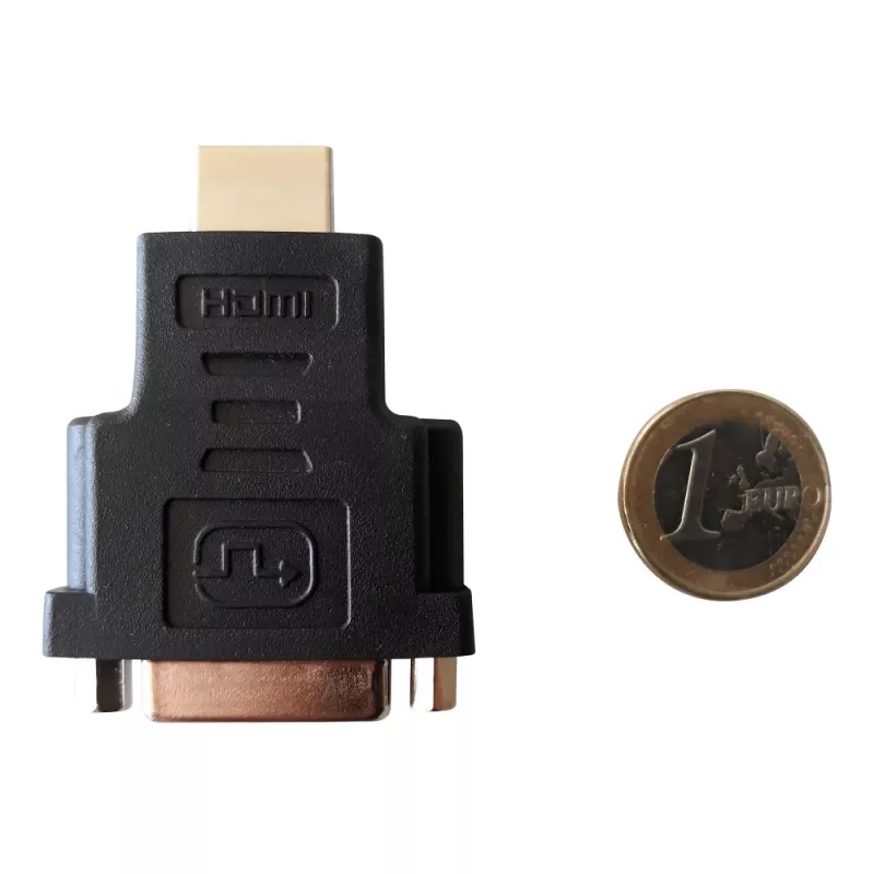 Techly HDMI vīrišķais uz DVI-D sievišķo adapteris IADAP HDMI-606