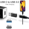 USB pārejas adapteris Techly IADAP USB3-AFT USB A uz USB C melns