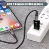 USB pārejas adapteris Techly IADAP USB3-AFT USB A uz USB C melns