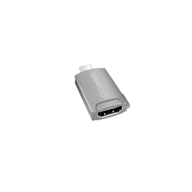 Savienotājkabelis Terratec CONNECT C12 USB Type-C HDMI Pelēks