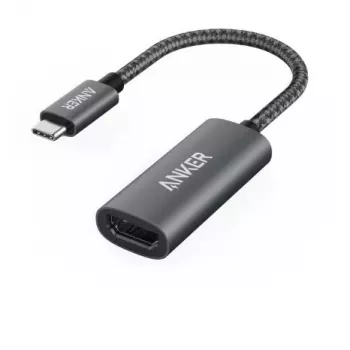 USB grafiskais adapteris Anker A83120A1 — USB 3.2 Gen 1, Melns/Pelēks, kabelis 0,15 m