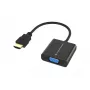 Conceptronic ABBY20B HDMI-VGA adapteris, 0.25 m, HDMI A tipa (standarta), VGA (D-Sub), tēviņš, mātīte, taisns
