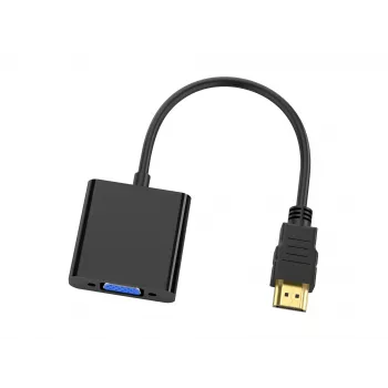 Conceptronic ABBY20B HDMI-VGA adapteris, 0.25 m, HDMI A tipa (standarta), VGA (D-Sub), tēviņš, mātīte, taisns