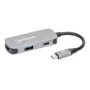 Manhattan USB-C Doks/Hubs HDMI USB-A USB-C 100W Power Delivery 4K 60Hz (190299)