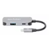 Manhattan USB-C Doks/Hubs HDMI USB-A USB-C 100W Power Delivery 4K 60Hz (190299)