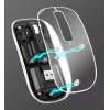 Bezvadu pele Manhattan Transparent Rechargeable USB