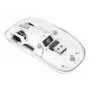 Manhattan caurspīdīga bezvadu uzlādējama pele USB