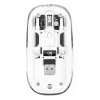 Manhattan caurspīdīga bezvadu uzlādējama pele USB