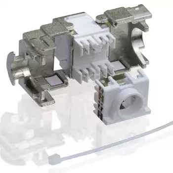 VALUE Cat.6a Keystone RJ-45 Ekranēts Bezinstrumentu Savienotājs 26.99.0366