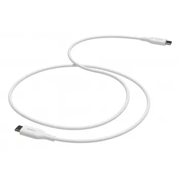 Mophie Essentials USB-C uz USB-C uzlādes kabelis 3m, Balts