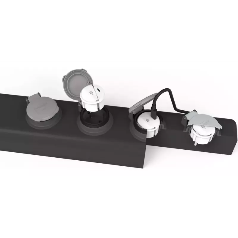 Strāvas adapteris ar spraudni Type F / Type C Brennenstuhl 1508110010 2.4A USB