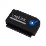 Interfeisa kartes adapteris LOGILINK AU0006C — USB Type-A uz IDE/ATA un SATA, 1,2 m kabelis, melns