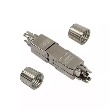 Vadu savienotājs LogiLink MP0057 Cat.6A Cat.7 Cat.7A Metālisks