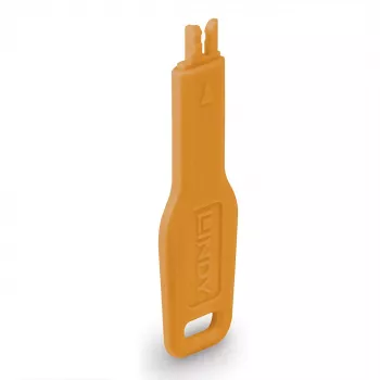 Lindy RJ45 Port Lock Key Orange 47896 — Atslēga RJ45 pieslēgvietu slēdzenēm