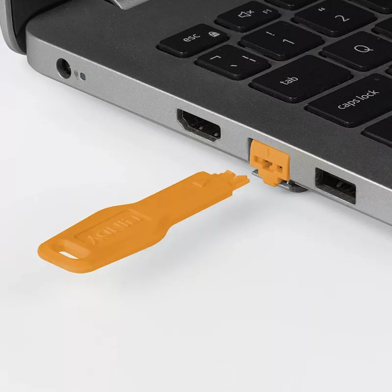 Lindy RJ45 Port Lock Key Orange 47896 — Atslēga RJ45 pieslēgvietu slēdzenēm