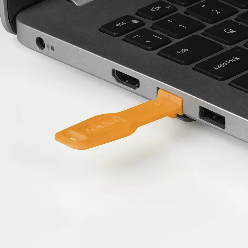 Lindy RJ45 Port Lock Key Orange 47896 — Atslēga RJ45 pieslēgvietu slēdzenēm