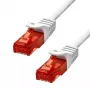 ProXtend CAT6 U/UTP tīkla kabelis 7 m balts