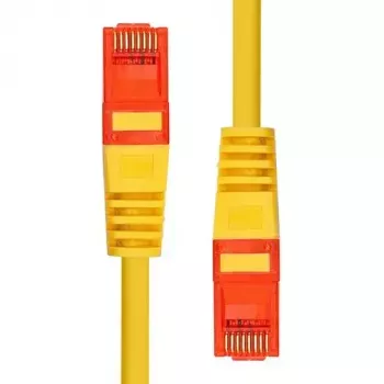ProXtend CAT6 RJ-45 U/UTP Ethernet kabelis 30 cm Dzeltens
