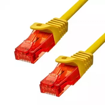 ProXtend CAT6 RJ-45 U/UTP Ethernet kabelis 30 cm Dzeltens