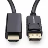Microconnect MC-DP-HDMI-1000 adaptera kabelis DisplayPort-HDMI 10 m Melns