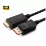 Microconnect MC-DP-HDMI-2004K video kabeļa adapteris 2 m DisplayPort Melns