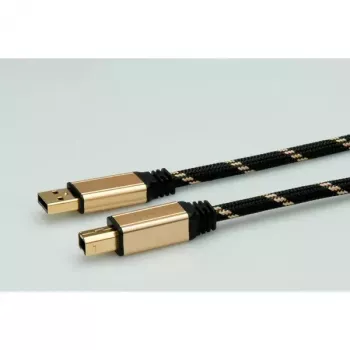 USB kabelis ROLINE GOLD A - B vīriešu/vīriešu 4.5 m