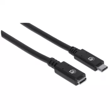 USB-C pagarinātājvads Manhattan 50 cm vīrietis-sieviete