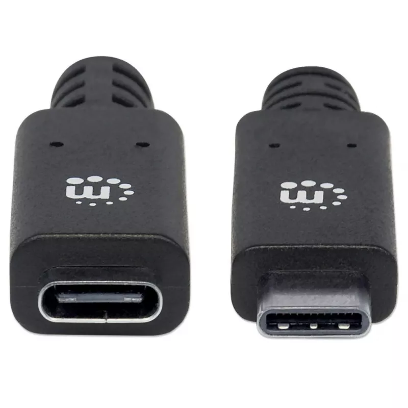 USB-C pagarinātājvads Manhattan 50 cm vīrietis-sieviete