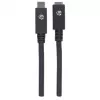 USB-C pagarinātājvads Manhattan 50 cm vīrietis-sieviete