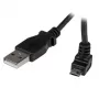 StarTech.com 1m Micro USB kabelis - A uz augšējo leņķa Micro B