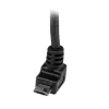 StarTech.com 1m Micro USB kabelis - A uz augšējo leņķa Micro B