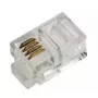 RJ10 savienotājs LogiLink MP0017 caurspīdīgs