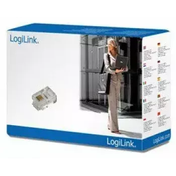 RJ11 savienotājs LogiLink MP0018 caurspīdīgs