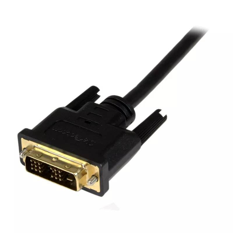StarTech.com 1m Micro HDMI uz DVI-D kabelis - Micro HDMI (Type-D) uz DVI-D viena posma savienotājkabelis