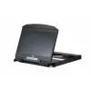 ATEN CL3800NW konsoles plaukts 47 cm (18.5 collu) 1920 x 1080 pikseļi Metāls, Plastmasa Melns 1U