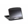 ATEN CL3800NW konsoles plaukts 47 cm (18.5 collu) 1920 x 1080 pikseļi Metāls, Plastmasa Melns 1U